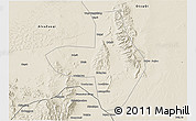 Shaded Relief 3D Map of Wuhai Shi