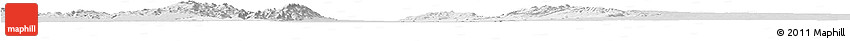 Silver Style Horizon Map of Wuhai Shi