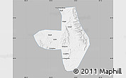 Gray Map of Wuhai Shi, single color outside