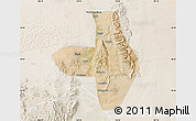 Satellite Map of Wuhai Shi, lighten
