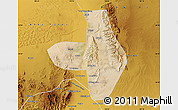 Satellite Map of Wuhai Shi, physical outside