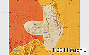 Satellite Map of Wuhai Shi, political outside