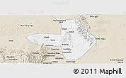 Classic Style Panoramic Map of Wuhai Shi