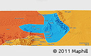 Political Panoramic Map of Wuhai Shi
