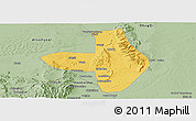 Savanna Style Panoramic Map of Wuhai Shi