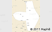 Classic Style Simple Map of Wuhai Shi