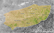 Satellite 3D Map of Xi Ujimqin Qi, desaturated