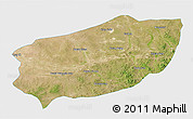 Satellite 3D Map of Xi Ujimqin Qi, single color outside