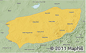 Savanna Style 3D Map of Xi Ujimqin Qi