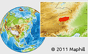 Physical Location Map of Xi Ujimqin Qi