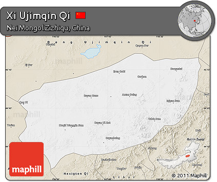 Classic Style Map of Xi Ujimqin Qi