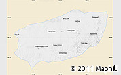 Classic Style Map of Xi Ujimqin Qi, single color outside