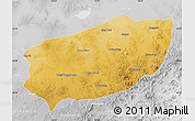 Physical Map of Xi Ujimqin Qi, lighten, desaturated