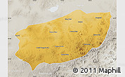 Physical Map of Xi Ujimqin Qi, lighten, semi-desaturated