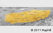 Physical Panoramic Map of Xi Ujimqin Qi, desaturated