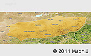 Physical Panoramic Map of Xi Ujimqin Qi, satellite outside