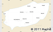 Classic Style Simple Map of Xi Ujimqin Qi, single color outside