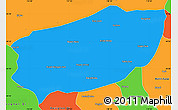 Political Simple Map of Xi Ujimqin Qi