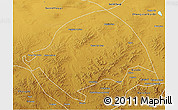 Physical 3D Map of Xianghuang Qi