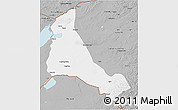 Gray 3D Map of Xinbarag Zuoqi