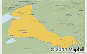 Savanna Style Panoramic Map of Xinbarag Zuoqi