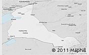 Silver Style Panoramic Map of Xinbarag Zuoqi