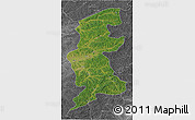 Satellite 3D Map of Xuguit Qi, desaturated