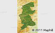 Satellite 3D Map of Xuguit Qi, physical outside