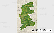 Satellite 3D Map of Xuguit Qi, shaded relief outside