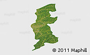 Satellite 3D Map of Xuguit Qi, single color outside