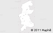 Silver Style Simple Map of Xuguit Qi, cropped outside