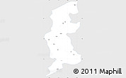 Silver Style Simple Map of Xuguit Qi, single color outside