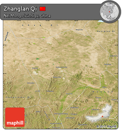 Satellite Map of Zhanglan Qi