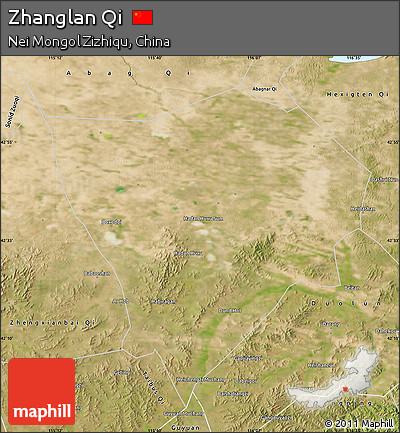 Satellite Map of Zhanglan Qi