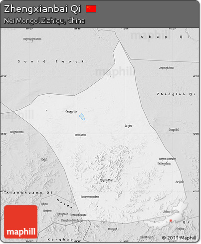 Silver Style Map of Zhengxianbai Qi