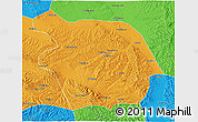Political 3D Map of Haiyuan