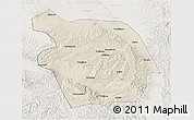 Shaded Relief 3D Map of Haiyuan, lighten