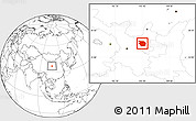 Blank Location Map of Haiyuan