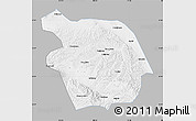 Gray Map of Haiyuan, single color outside