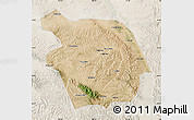 Satellite Map of Haiyuan, lighten