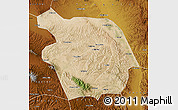 Satellite Map of Haiyuan, physical outside