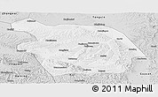 Silver Style Panoramic Map of Haiyuan