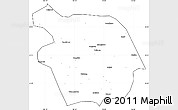 Blank Simple Map of Haiyuan, cropped outside
