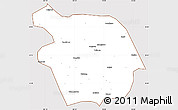 Classic Style Simple Map of Haiyuan, cropped outside