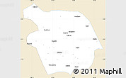 Classic Style Simple Map of Haiyuan, single color outside