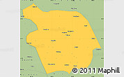 Savanna Style Simple Map of Haiyuan