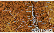 Physical 3D Map of Longde