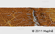 Physical Panoramic Map of Longde
