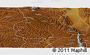 Physical Panoramic Map of Xiji