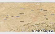 Satellite Panoramic Map of Yanchi